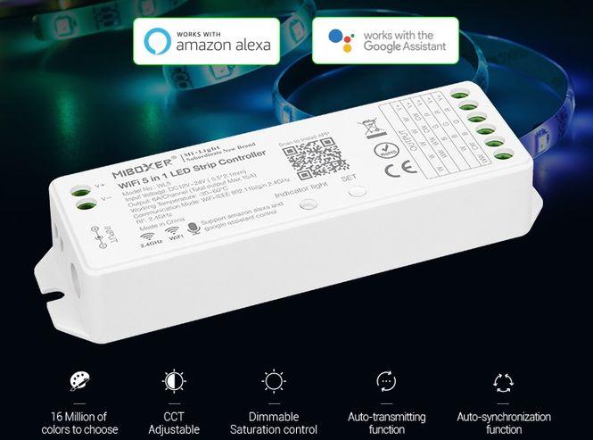 Hovedbilde Mi-Light RGB+CCT Wifi ...