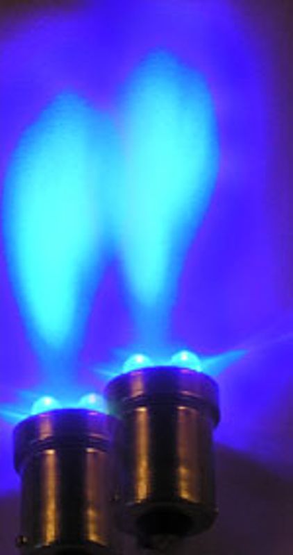 BA15s 3xLED parklys sett 12V