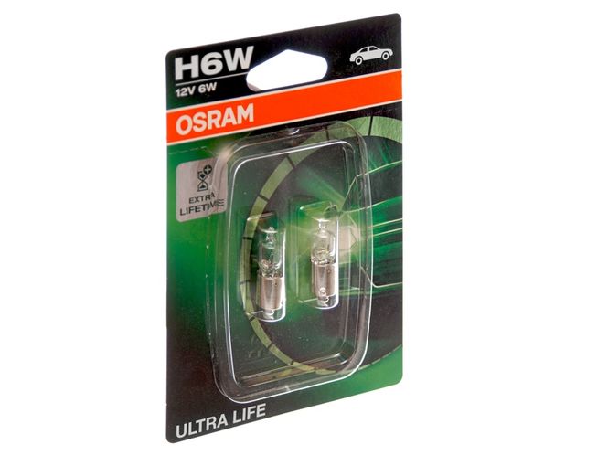 Hovedbilde H6W BAX9s 6W 12V Osram Ultra ...