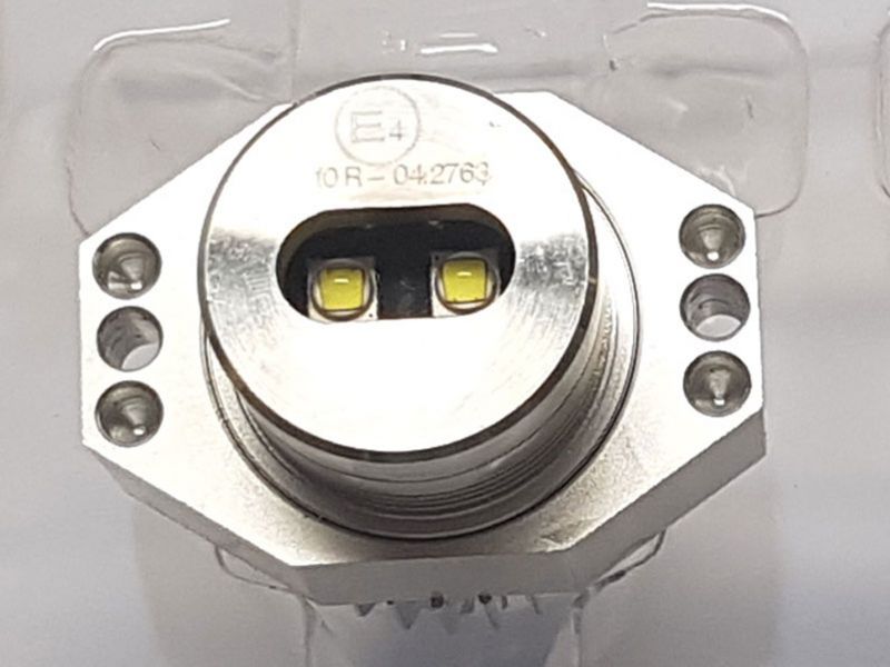 E90/E91 10W LED AngelEyes parklys Hvite 7000K