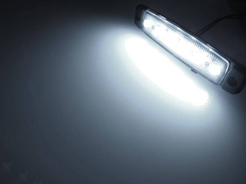 12V 6xLED Markeringslampe
