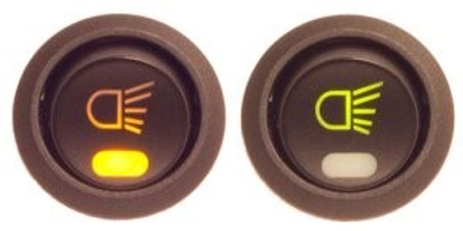 Hovedbilde Bryter arbeidslys 12V/24V 0-1