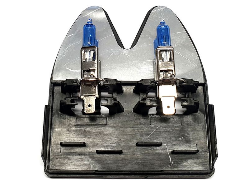 12V H1 2 stk Super-Hvite pærer