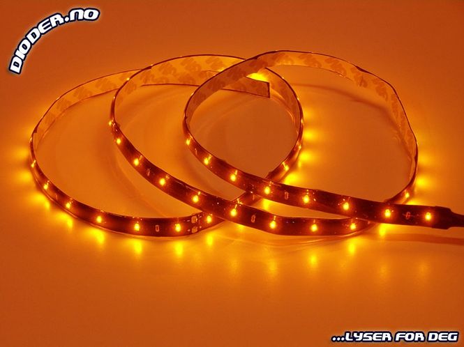 Hovedbilde 24V 120cm Gul LED FlexiStrip