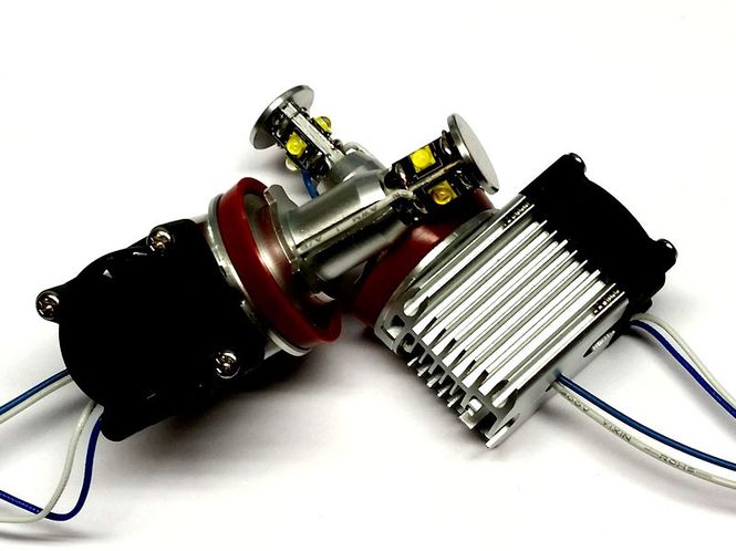Hovedbilde 40W H8 LED BMW angeleyes