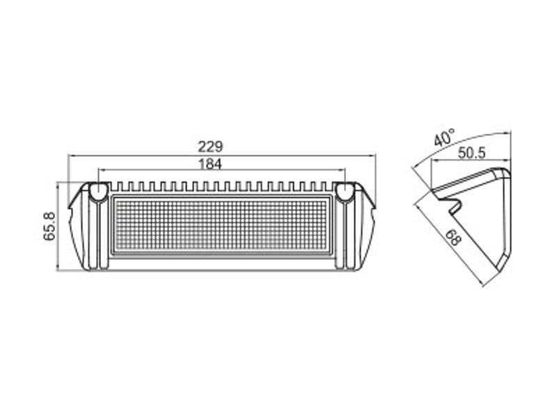 18W LED Scenelight 12-24V