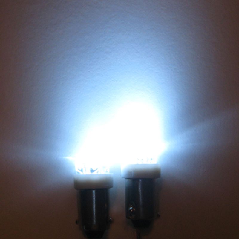 6xLED parklys 24V BA9S - Xenon-Hvitt