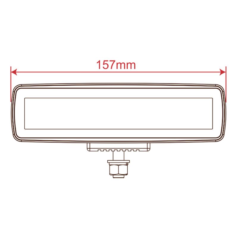 30W Arbeidslys og varslingslys lampe 12V 24V