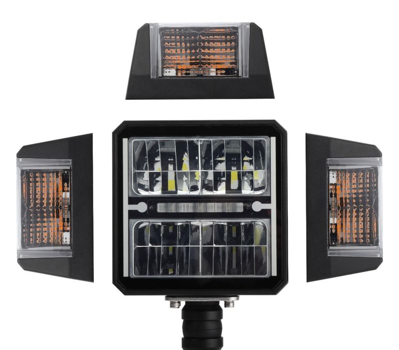 RoCo brøytelys m/varme 12V 24V