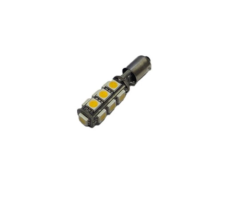 12V 13xSMD BA9S varmhvit