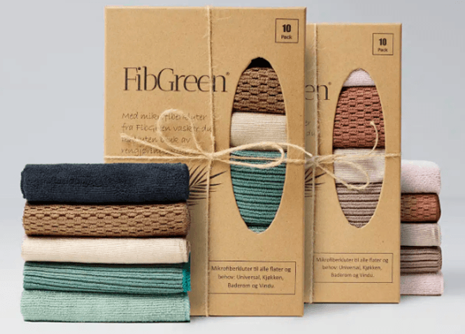 Hovedbilde 10 stk mikrofiberkluter ...