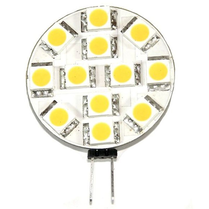 Helios G4 Varmhvit 12xSMD pære, AC/DC 12V/24V - 180 Lumen